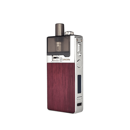 LVE Orion II pod kit with wood finish and sleek design.