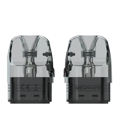 Mechvape The X Replacement Pods for the Mechvape SBS X Pod Vape kit - 0.6 perfect for Direct to Lung & Restriced Direct to Lung Vaping and great for Freebase & Nic Salt E-liquids