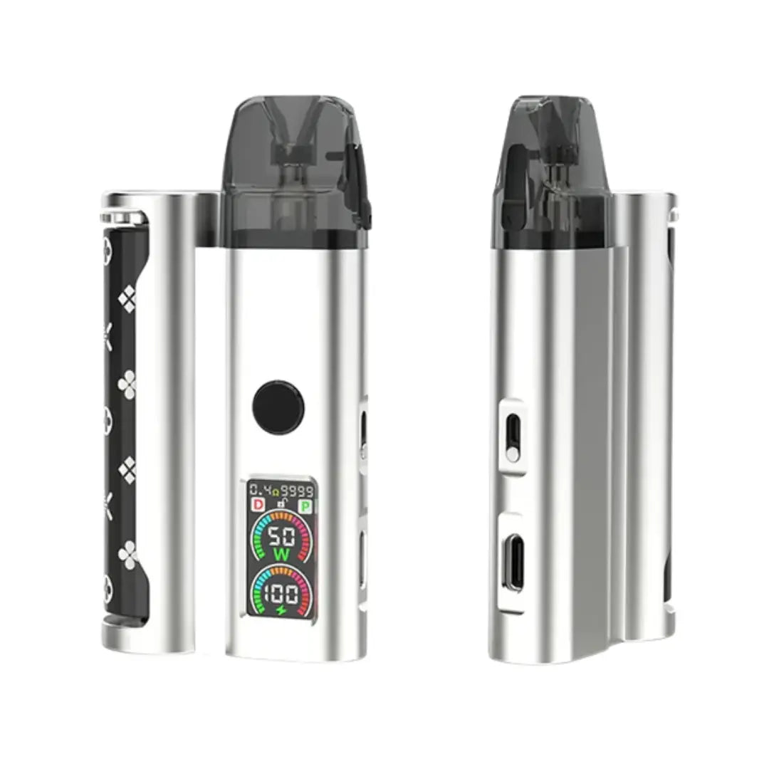 Mechvape The X SBS Pod Vape Kit In Cold SIlver Colour 