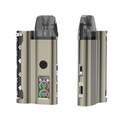 Mechvape The X SBS Pod Vape Kit In Titanium SS Colour 