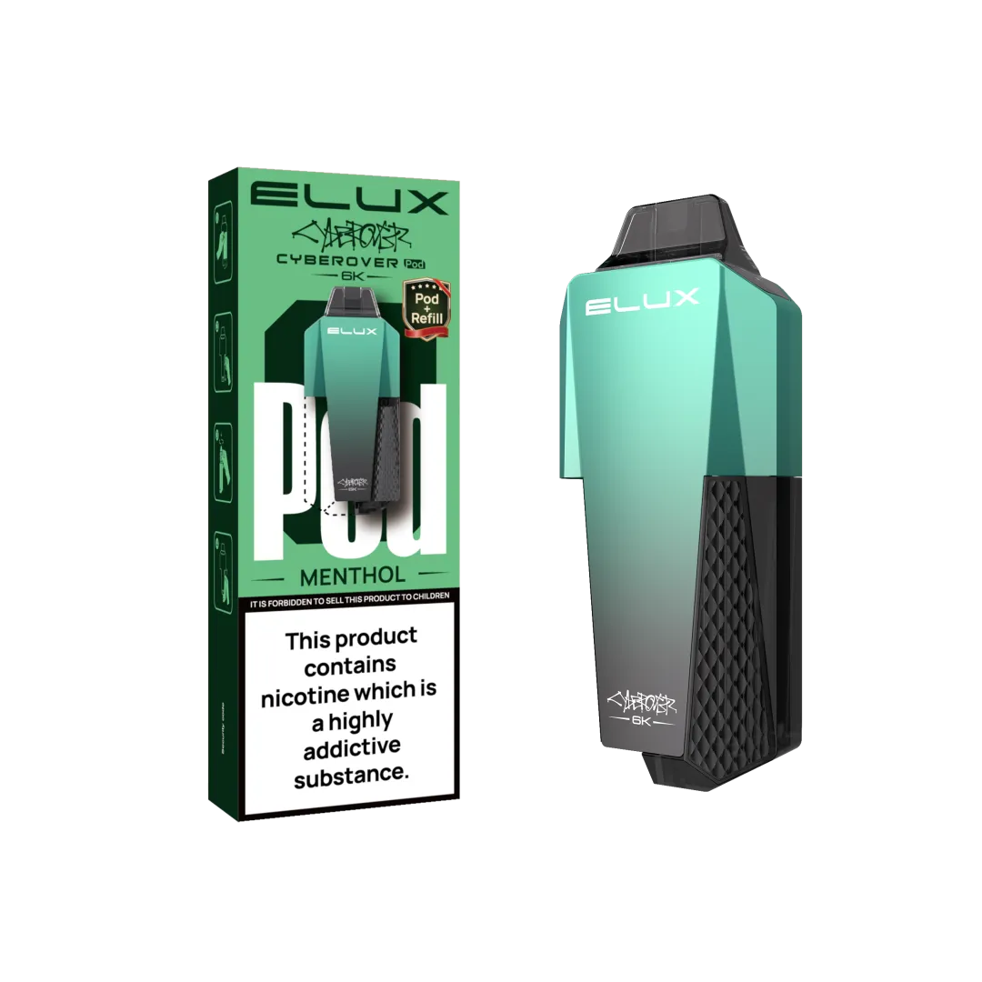Elux Cyberover 6000 Prefilled Replacement Pods - Box of 5