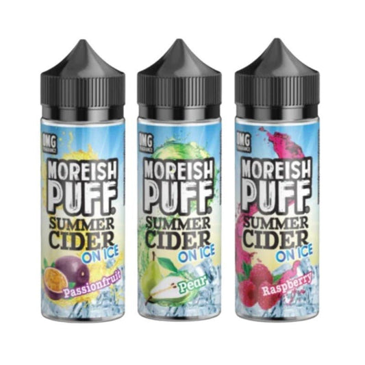 Moreish Puff Summer Cider On Ice 100ml E-liquids - #Simbavapeswholesale#