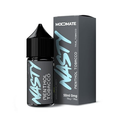 Nasty Juice 50ml Shortfill All Ranges, Menthol Tobacco Flavour
