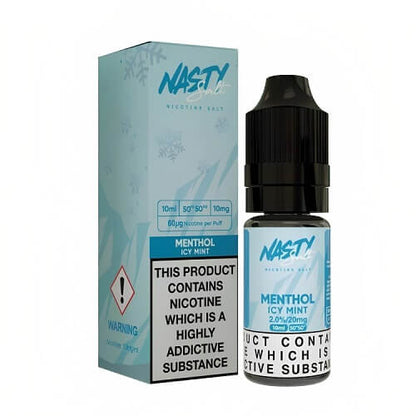 Nasty Juice Nic Salt 10ML - Pack of 10 Available In Menthol Flavour 