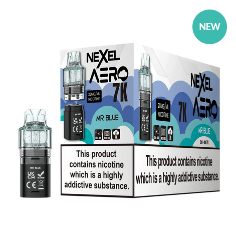 Nexel Aero 7k Replacement Pods Pack of 10 - Wholesale Price !