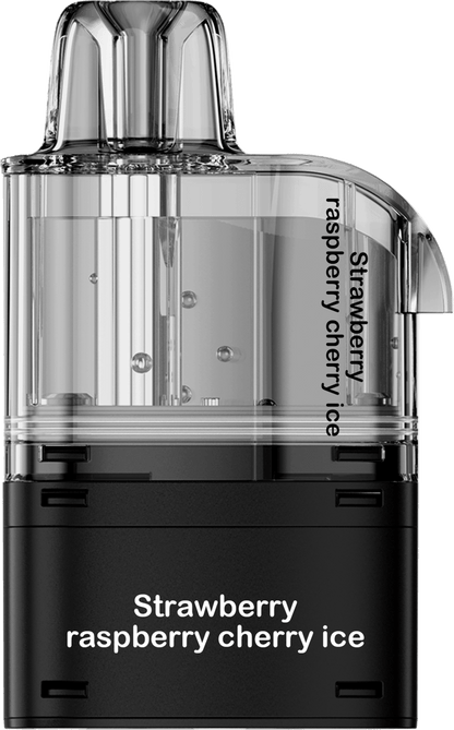 Nexel Thunder 15k Replacement Pods Pack of 10, Strawberry Raspberry Cherry Ice Flavour