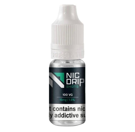 NIC DRIP - 100VG - 15MG - NICOTINE SHOT - #Simbavapeswholesale#