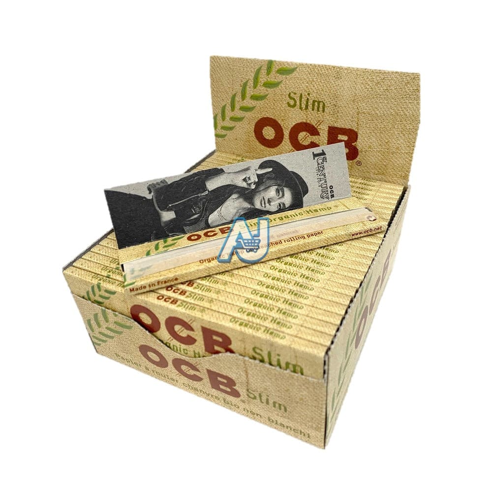 OCB King Size Rolling Papers Ultra Thin Slow Burn, Organic Colour