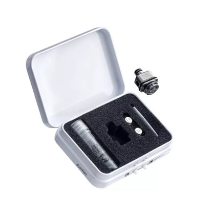 ONEorion RBA premium aluminum storage case with foam insert including spare parts and coil tube for Orion II rebuildable pod tank by Sturdy MFG