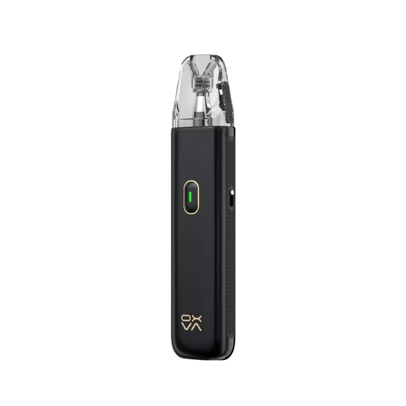 Black carbon OXVA Xlim Go Lite Pod Kit on a white background.
