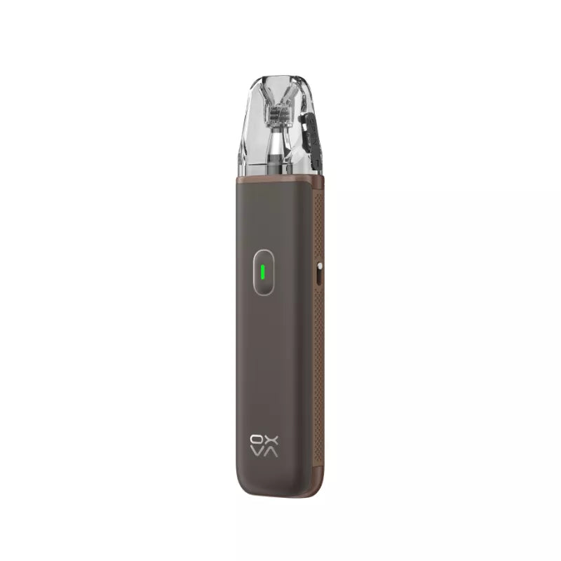 Brown OXVA Xlim Go Lite Pod Kit on a white background.