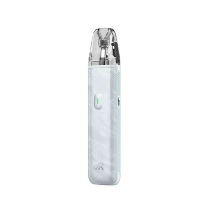 Mist White OXVA Xlim Go Lite Pod Kit on a white background.