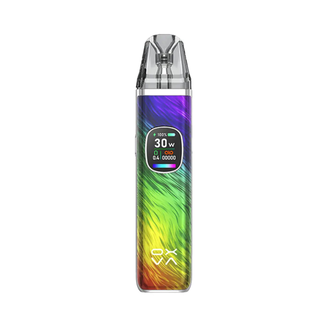 OXVA Xlim PRO 2 Pod Vape Kit in vibrant rainbow design.