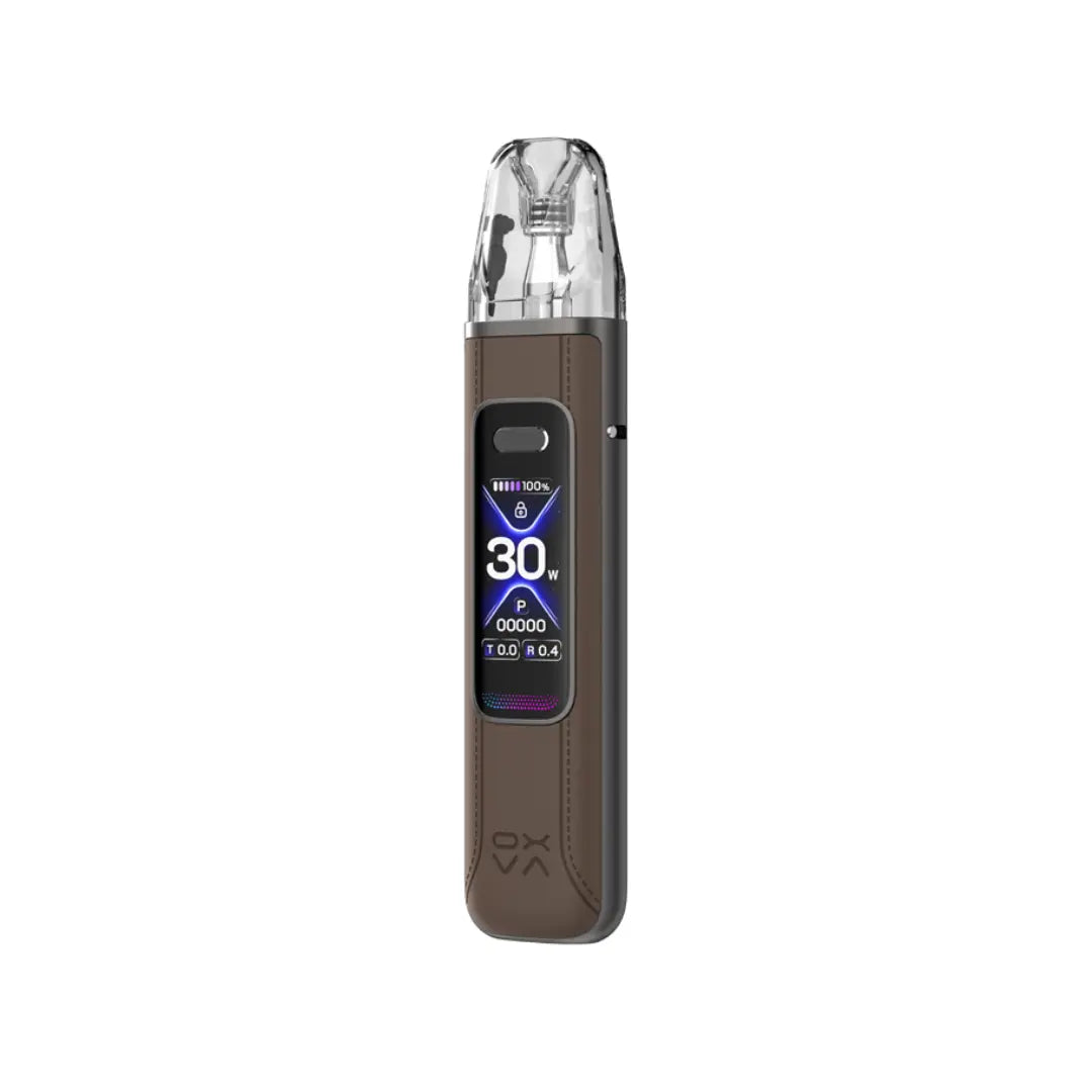 OXVA Xlim Pro 3 Pod Vape Kit In Brown Leather Colour