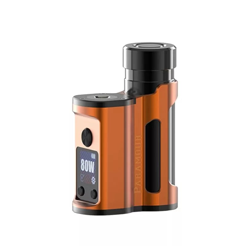 Paramour SBS DNA80C By Mechvape black orange colour