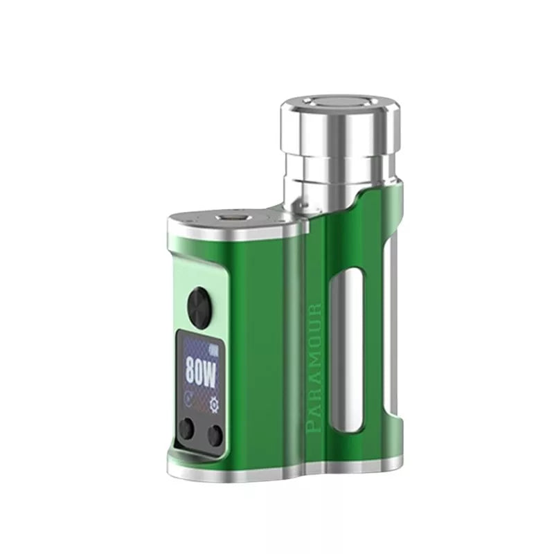 Paramour SBS DNA80C By Mechvape silver green colour