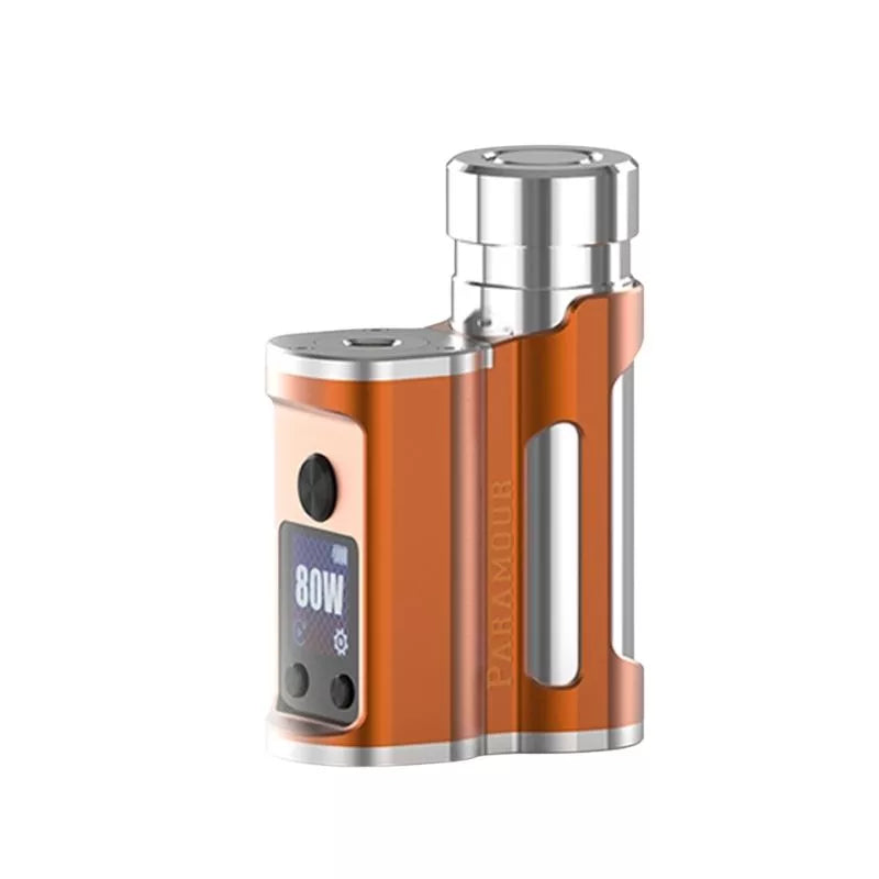 Paramour SBS DNA80C By Mechvape silver orange colour