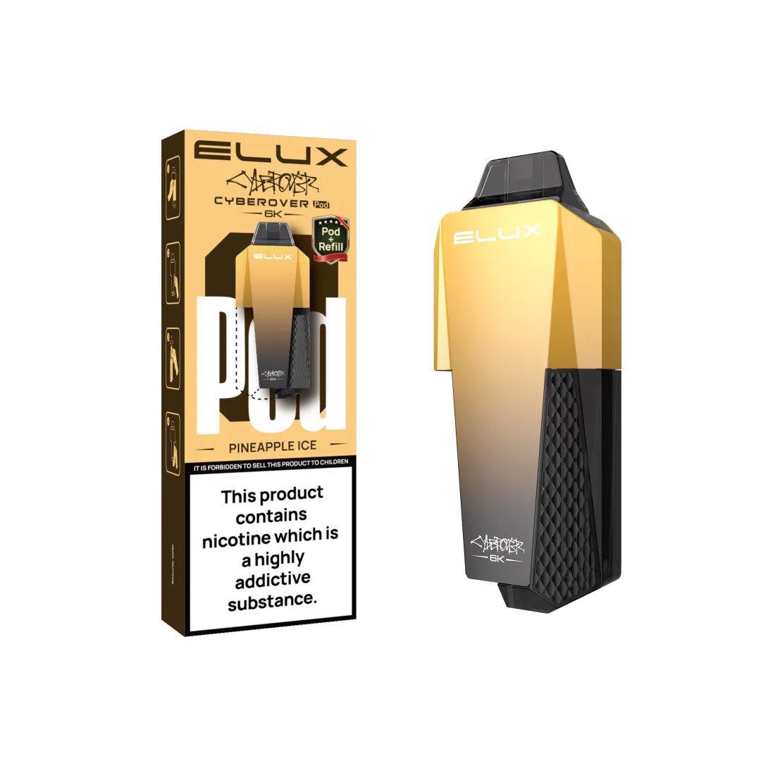 Elux Cyberover 6000 Prefilled Replacement Pods - Box of 5