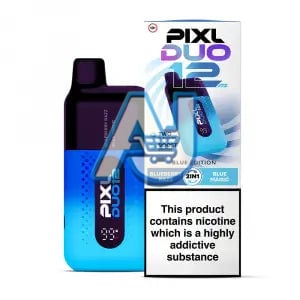 Pixl 12000 Duo Prefilled Pod Kit, Blue Edition