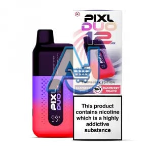 Pixl 12000 Dua Prefilled Pod Kit, Raspberry Edition