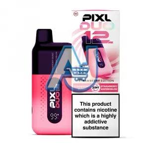 Pixl 12000 Dua Prefilled Pod Kit, Strawberry Edition