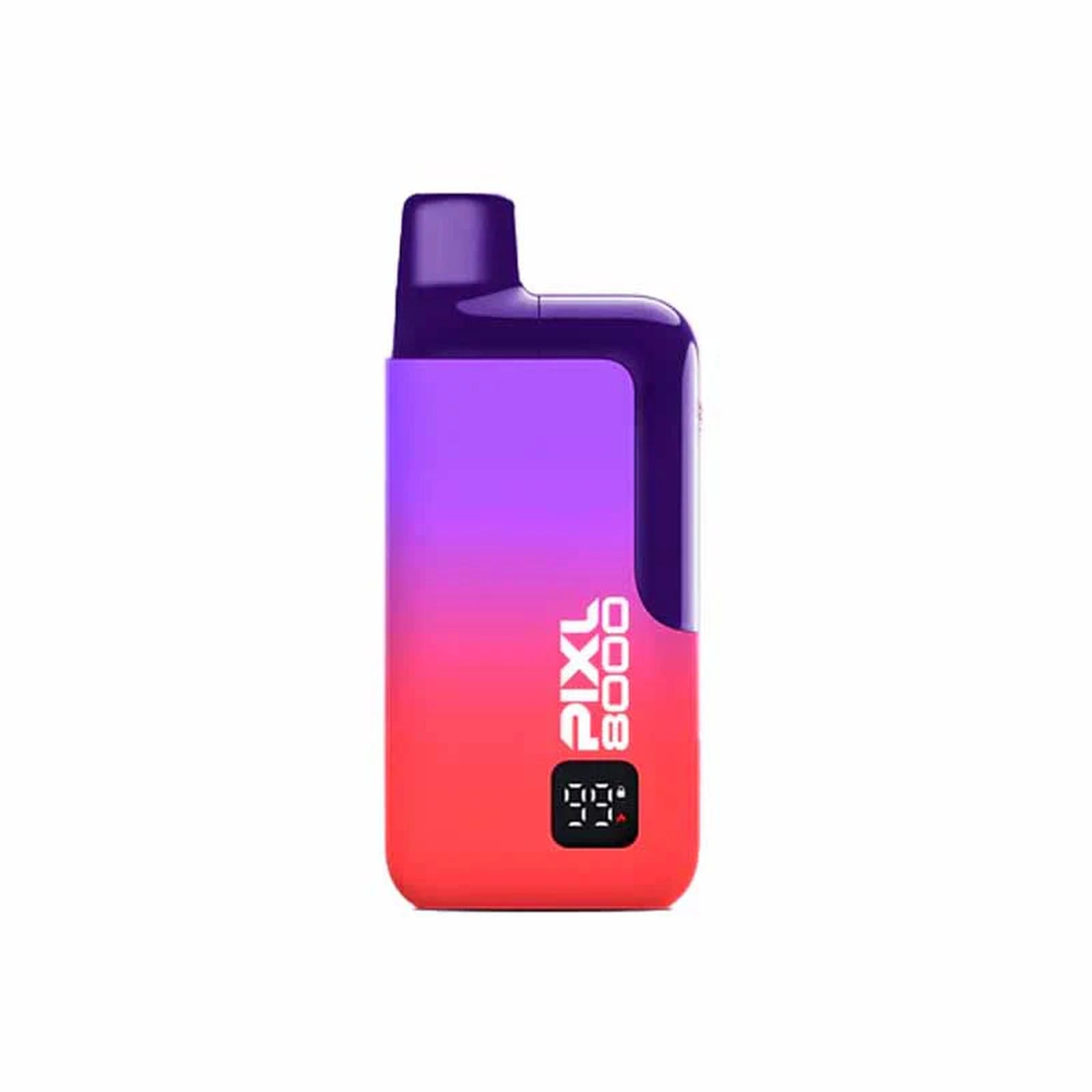 PIXL 8000 Puffs Prefilled Pod Vape Kit, Straw Burst Flavour