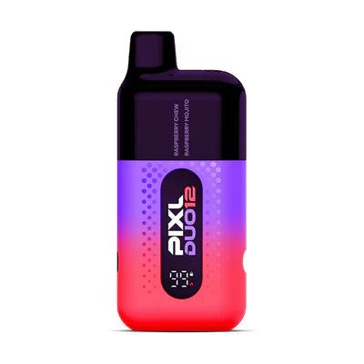 Three PIXL DUO 12 Prefilled Vape Kit Raspberry  Edition