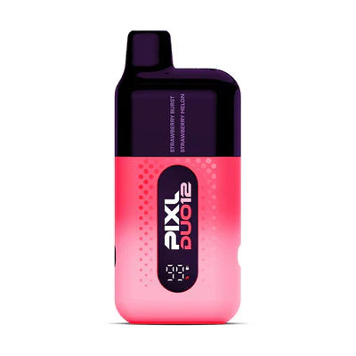 Three PIXL DUO 12 Prefilled Vape Kit Strawberry Edition