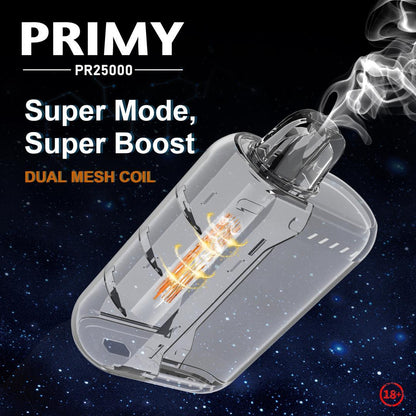 Primy PR25000 Puffs Prefilled Vape Pod Kit Box of 5, Aj Super Store