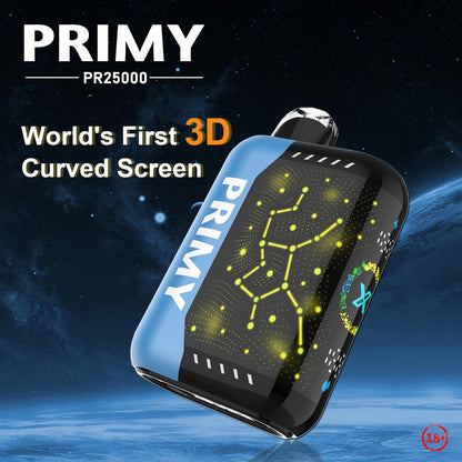 Primy PR25000 Puffs Prefilled Vape Pod Kit Box of 5, Aj Super Store