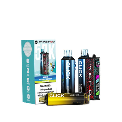 Pyne Pod 50K Vape Kit Classic Edition - 3 different Flavours - Mr Blue - Blueberry Raspberry - Lemon Lime