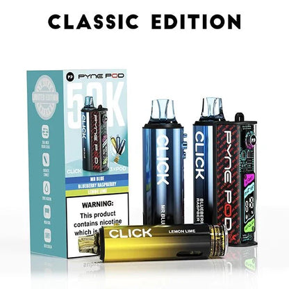 Pyne Pod Click 50k Prefilled Pod Vape Kit Box of 5, Classic Edition