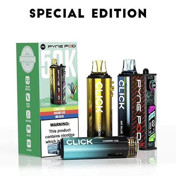 Pyne Pod Click 50k Prefilled Pod Vape Kit Box of 5, Special Edition