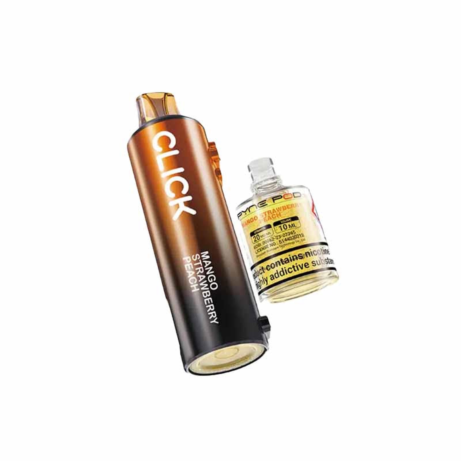 Pyne Pod Click Prefilled Replacement Pods, Mango Strawberry Peach Flavour