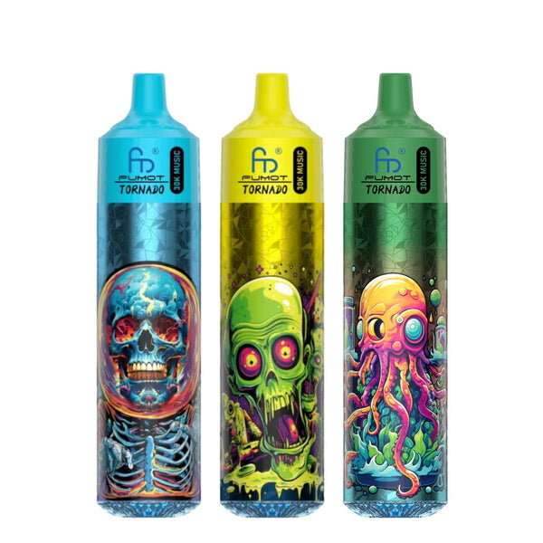 RandM Tornado 30000 Puffs Prefilled Vape Kit Box of 10, Aj Super Store