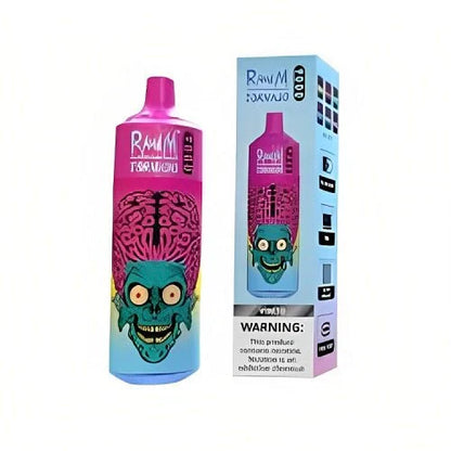 RandM Tornado 9000 Puffs Prefilled Vape Pod Kit Box of 10, Vimto Flavour