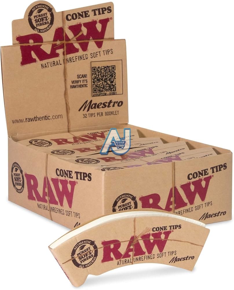 Raw Cone Tips Pre-Rolled Perforated Filters – AJ’s Superstore
