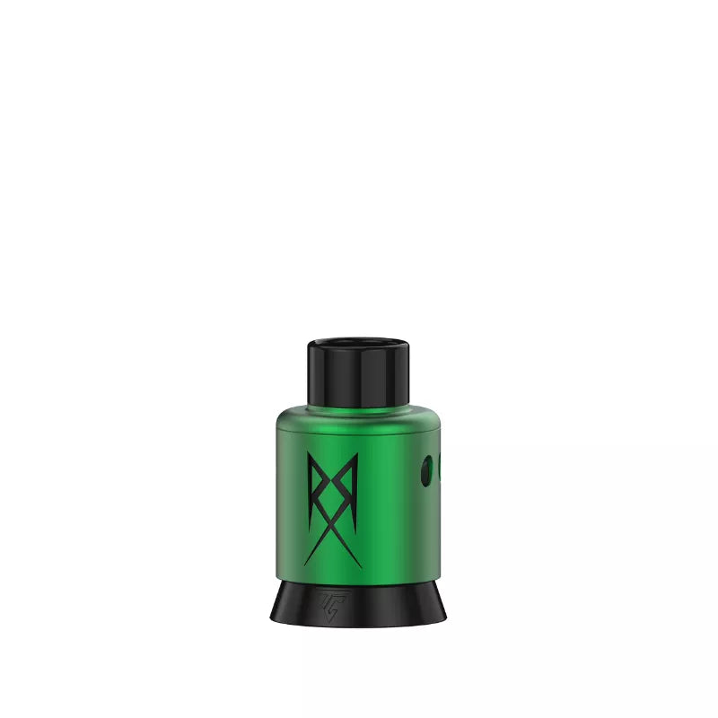 Recoil R3 Single Coil RDA By ThunderCloud X Grimm Green in Colour Green.
