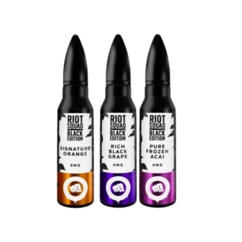Riot Squad Black Edition Series 50ml E-liquids - #Simbavapeswholesale#