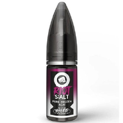 Riot Squad Nic Salt 10ML Pack of 10 Available In Pure Frozen Acai Flavour