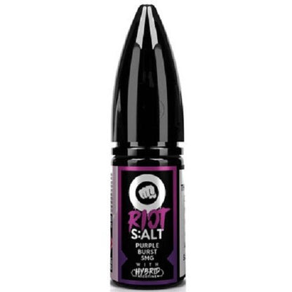 Riot Squad Nic Salt 10ML Pack of 10 Available In Purple Burst Flavour