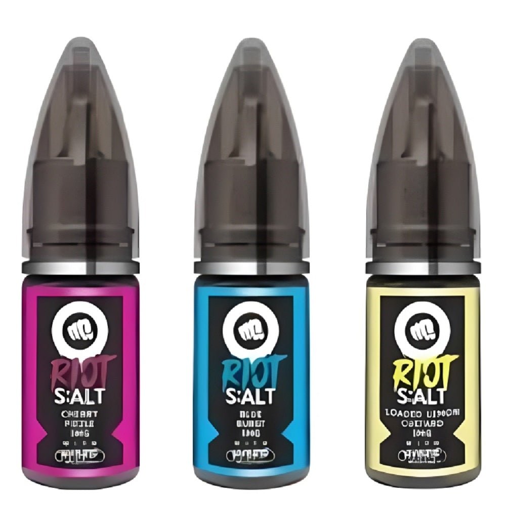Riot Squad Nic Salt 10ML Pack of 10 Available In Triple Flavour 
