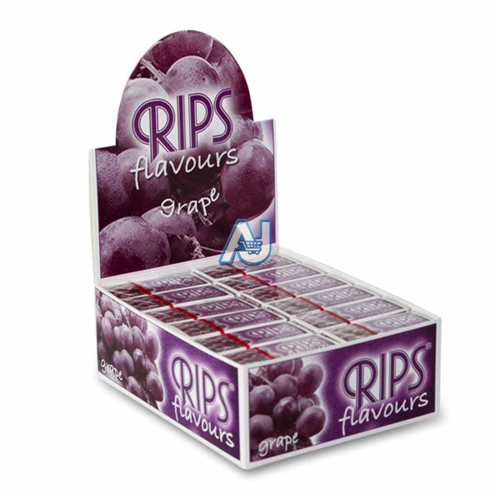 Rips Flavours Rolls Fruity Chewy Candy Strips, Grape Flavour