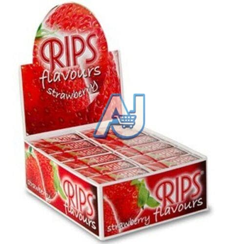 Rips Flavours Rolls Fruity Chewy Candy Strips, Strawberry Flavour