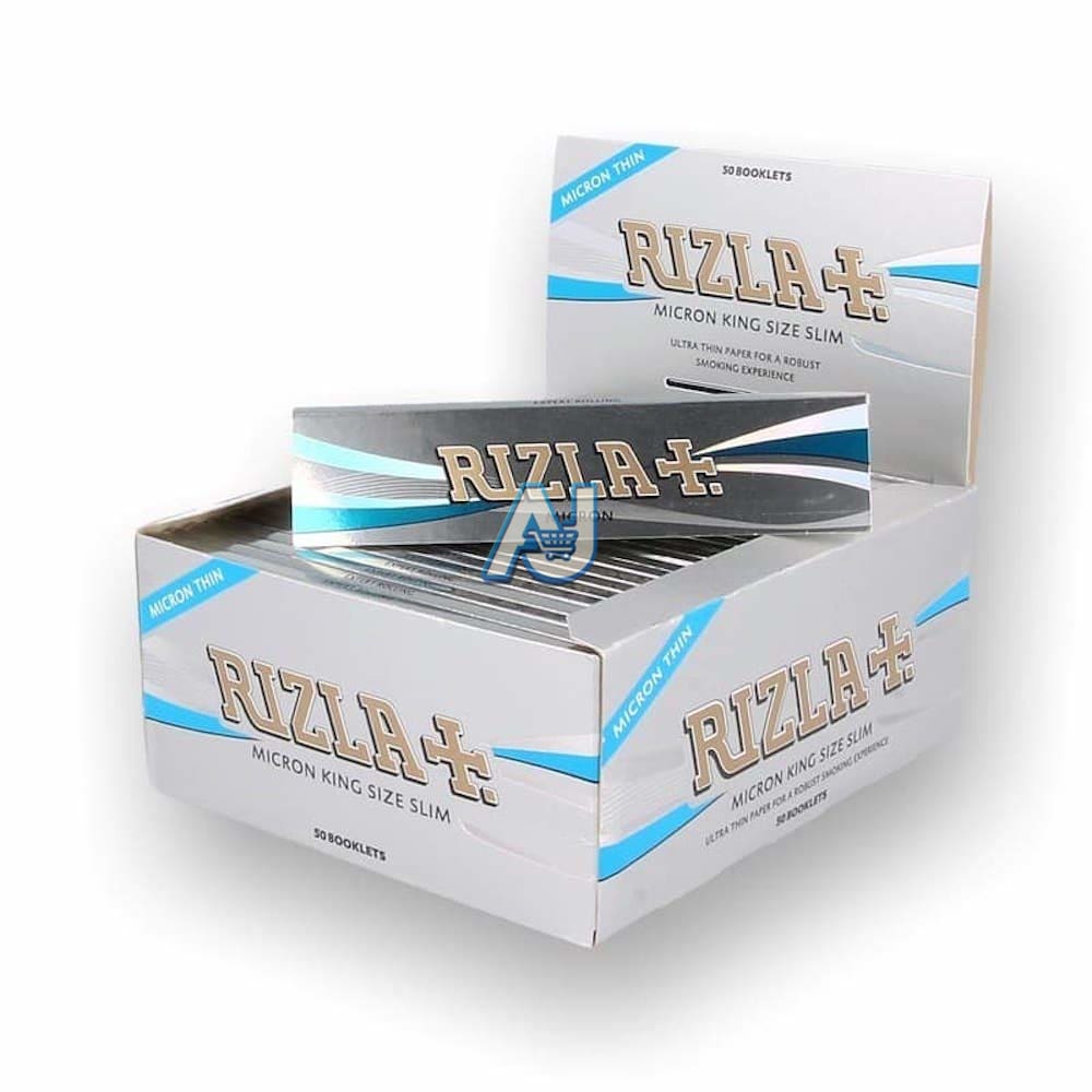 Rizla Micron King Size Papers Ultra Thin Slow Burn, Aj Super Store