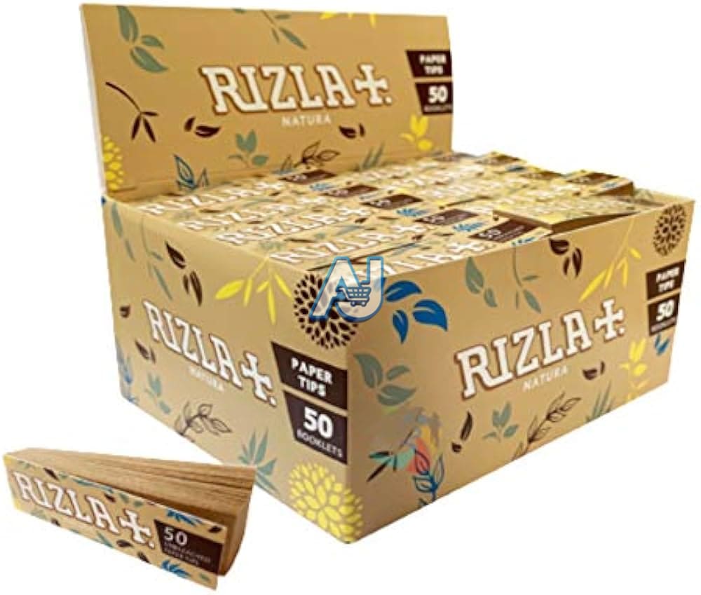 Rizla Natural Ultra Slim Tips 120 Pack Filters, Aj Super Store