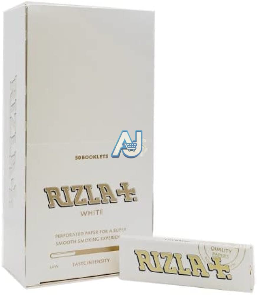 Rizla White Papers Medium Thick Smooth Burn, Aj Super Store