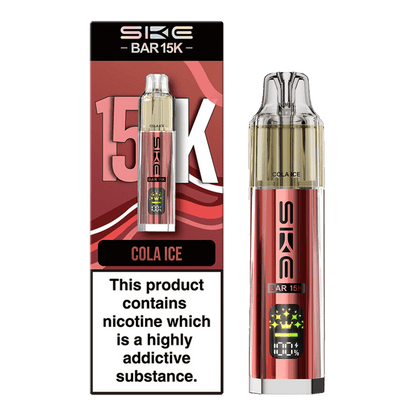 Ske Bar 15k Prefilled Pod Vape Kit Box of 5, Cola Ice Flavour