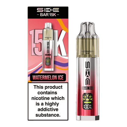 Ske Bar 15k Prefilled Pod Vape Kit Box of 5, Watermelon Ice Flavour