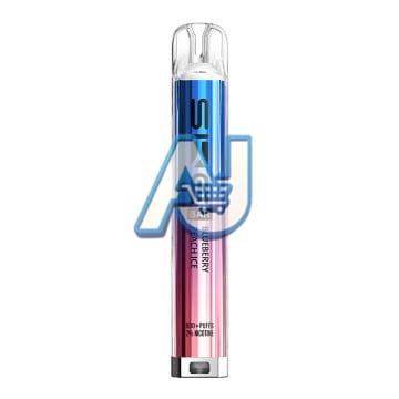 SKE Crystal BAR Prefilled Vape Kit, Blueberry Peach Ice Flavor